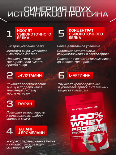 Scitec Nutrition 100% Whey Protein Professional 1000 г (Ваниль)